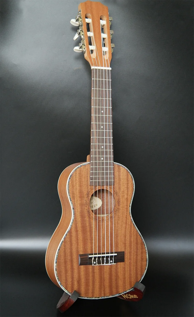 2" Baritone guitalele Sapele 6 струн укулеле Уке Гавайи lele мини небольшой путешествия акустическая гитара