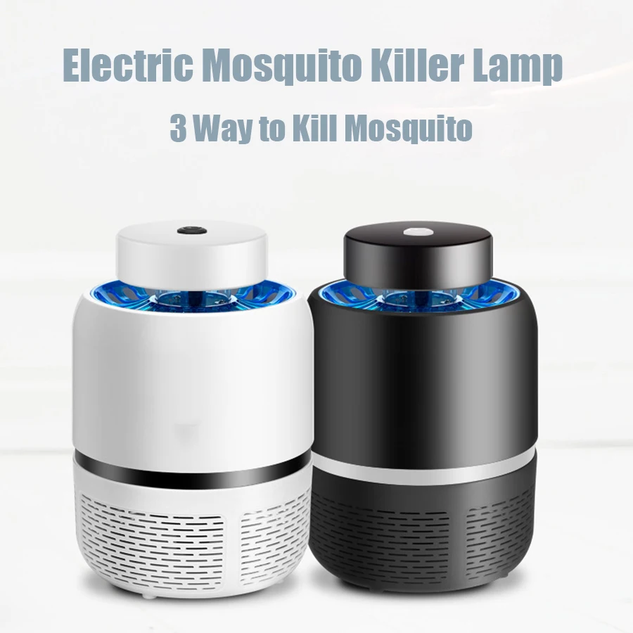 One-Button Control Electronics Mosquito Killer Lamp Moth Fly Wasp LED trap Lamp Bug Insects Killer Light Pest Zapper Repeller