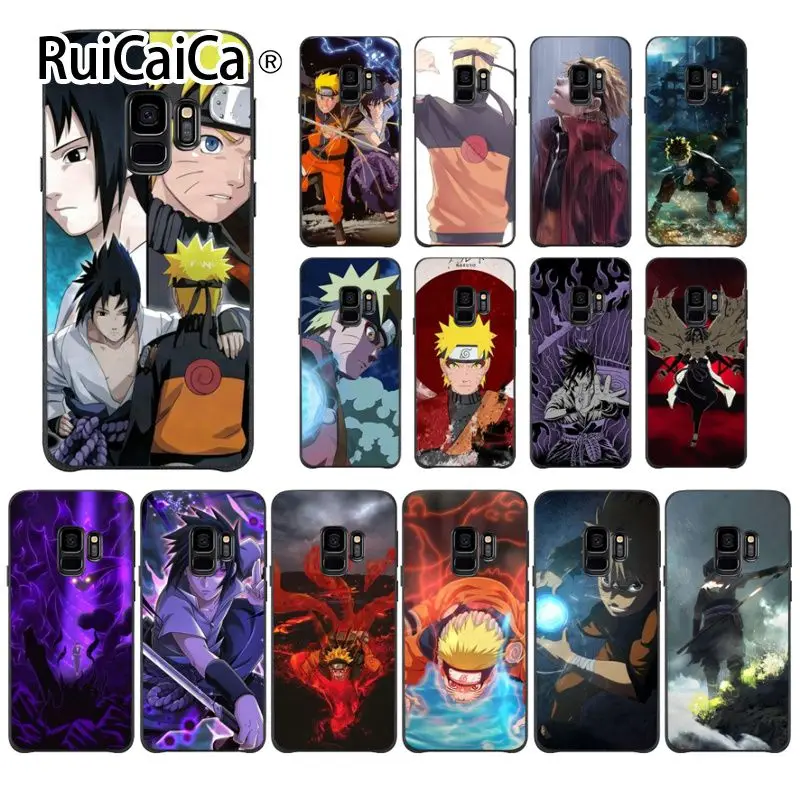 Ruicaica Naruto Sasuke популярный пользовательский ТПУ Телефон чехол для Galaxy S5 s7 edge s8 plus s9