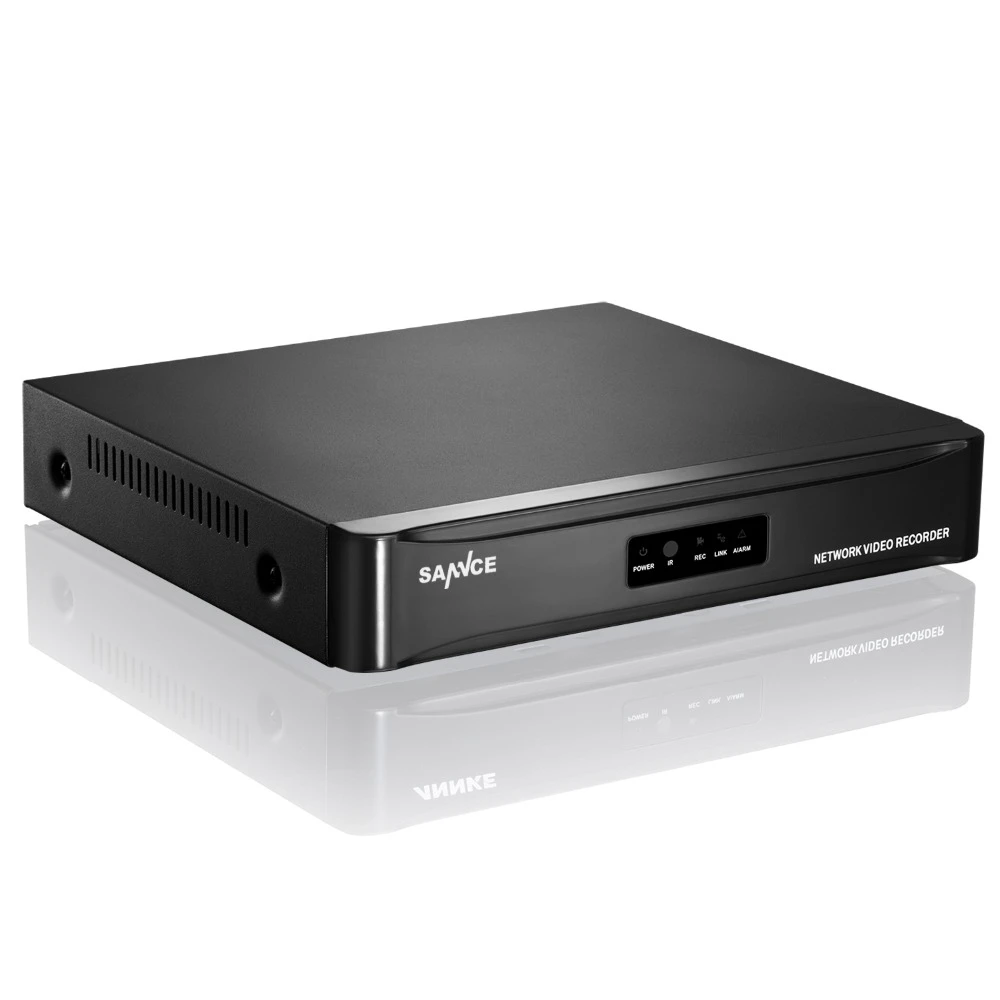  SANNCE 4CH 1080P Network POE NVR Kit CCTV Security System 2.0MP IP Camera Outdoor IR Night Vision S - 33044565509