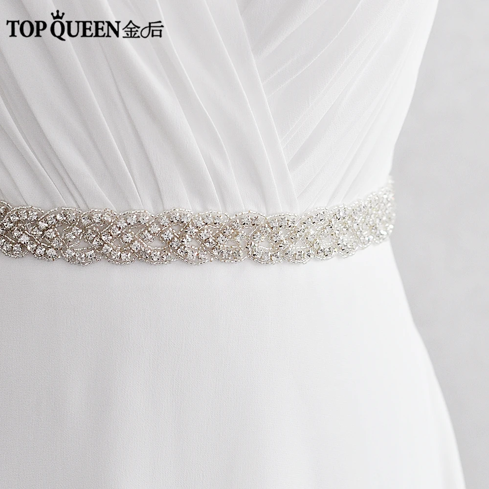 TOPQUEEN S216 Handmade Rhinestones Evening Party Prom Dresses