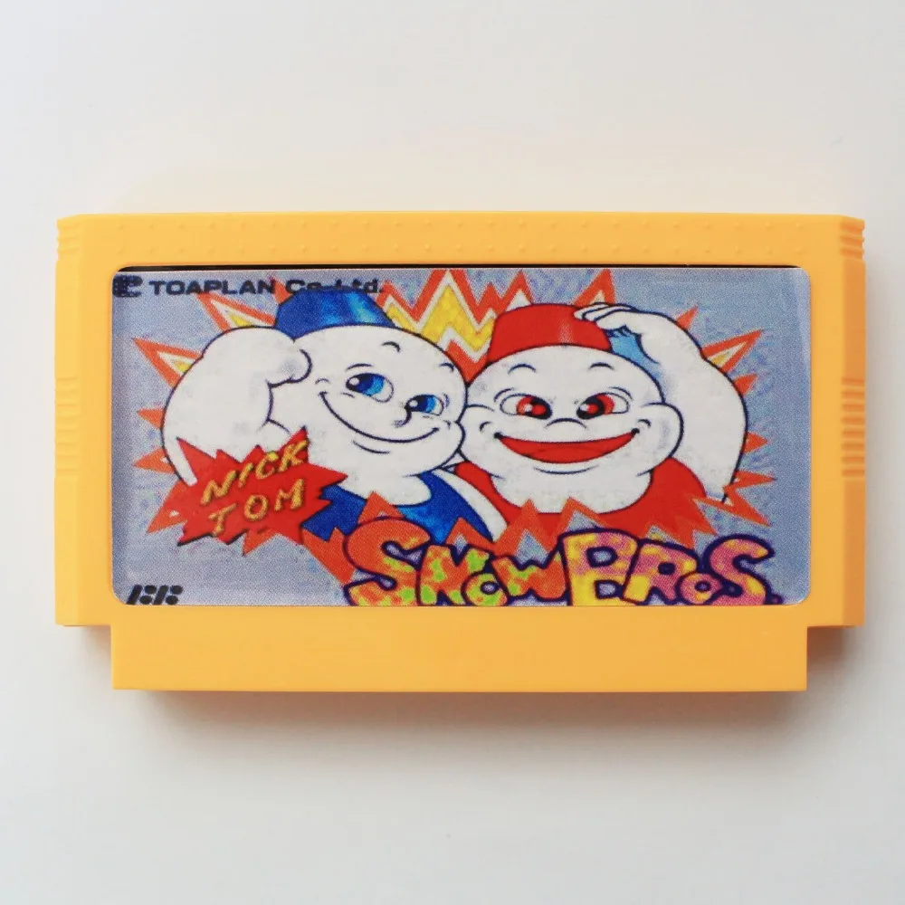 

Nick tom snow bros 60 Pin Game Card For 8 Bit Subor Game Player