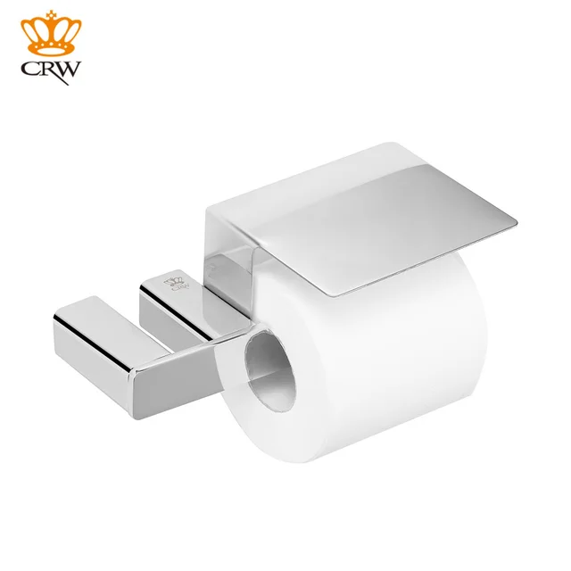 Crw Copper Toilet Paper Holder With Cover Wall Mounted Chrome Finish Crw Copper Toilet Paper Holder With Cover Wall Mounted Chrome Finish Higienico 72111