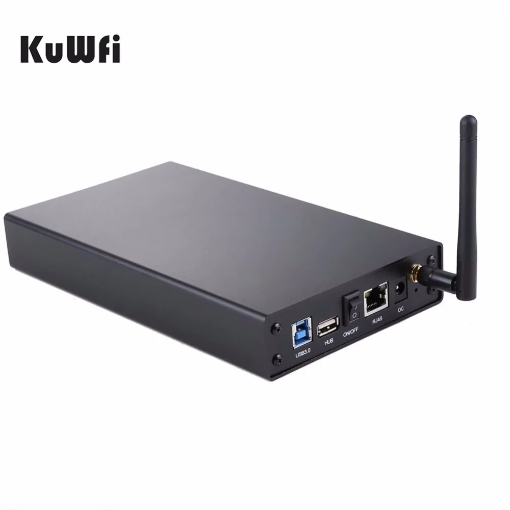 USB3.0 Wi Fi потокового Беспроводной жесткий диск 3 5 &quotвнешний Корпус маршрутизатор и