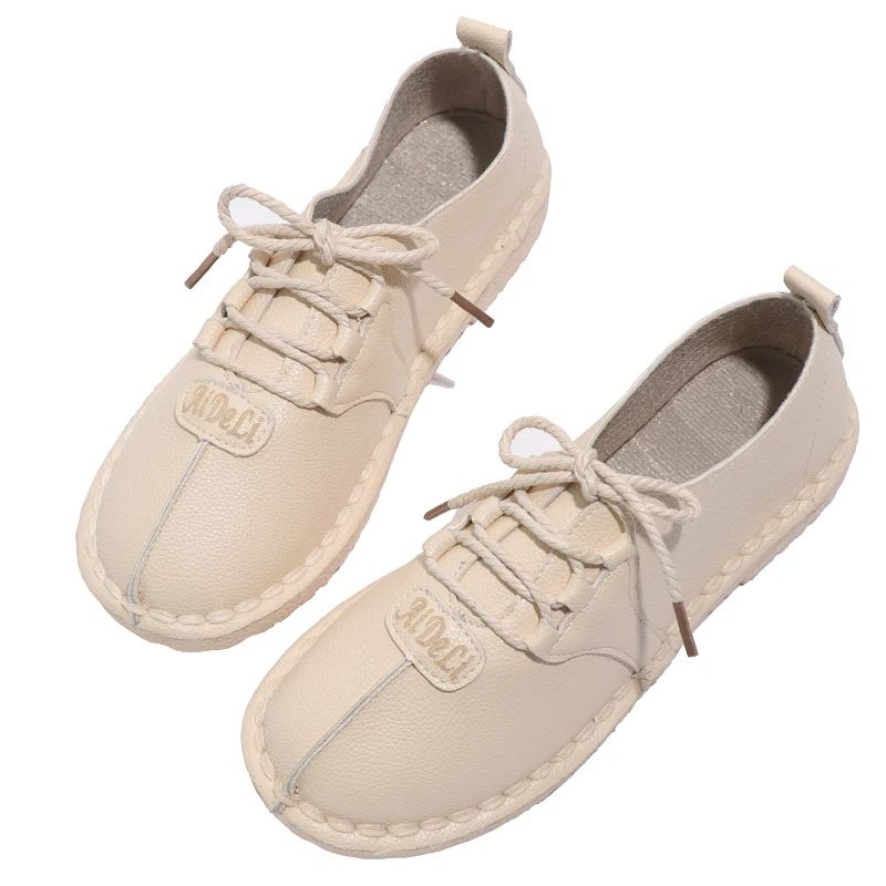 2019 spring new comfortable soft bottom casual women's shoes Sen wild white shoes with flat shoes
