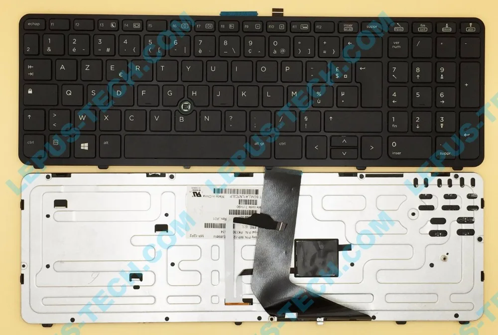 

Original FR Keyboard for HP ZBOOK 15 G2 ZBOOK 17 G2 ZBOOK 15 ZBOOK 17 keyboard with backlight (no trackpoint hat)