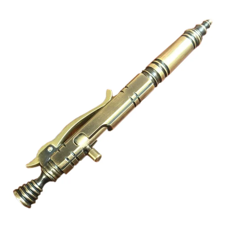 Чистый Латунь Gun Pen подарок на день рождения игрушки античная латунь гелевая ручка