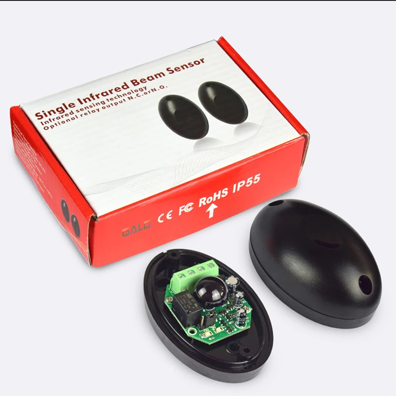 

Waterproof Active Photoelectric Single infrared Beam Infrared Sensor Barrier Detector for Gate Door Window burglar alarm system