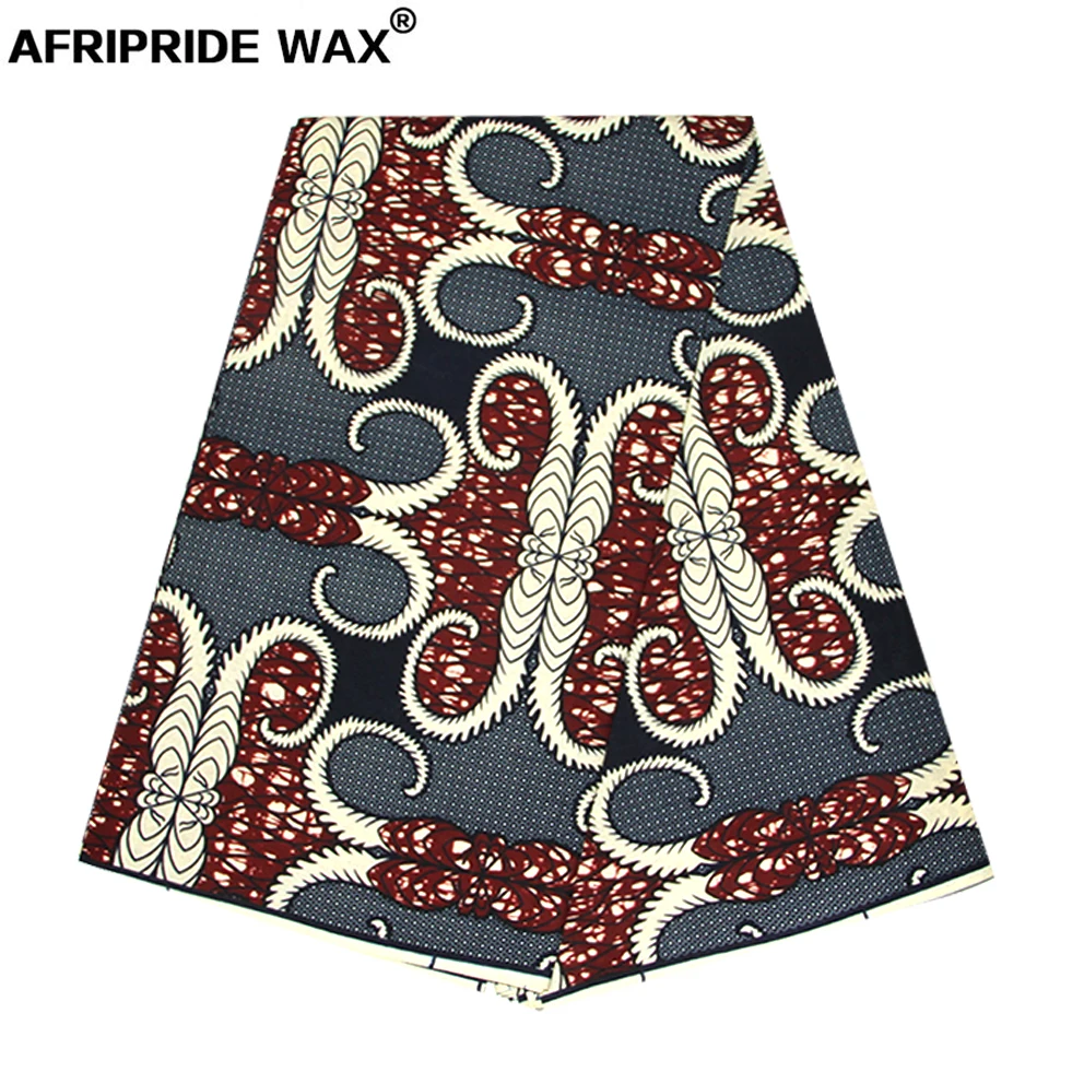 

2019 african ankara fabric high quality wholesale african flower 100% cotton real wax woven brocade fabric for clothing A18F0389