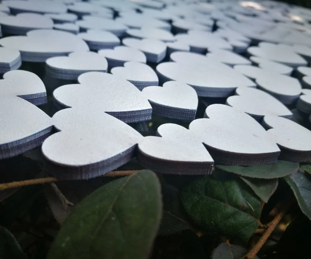 Customs Personalised Heart Shaped wedding guestbook alternative hanging heart Wedding guest book hearts wedding Decorations1