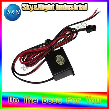 

High quality 5pcs/ lot-Waterproof 12V el cable inverter, load1- 5 meters el ,free shipping