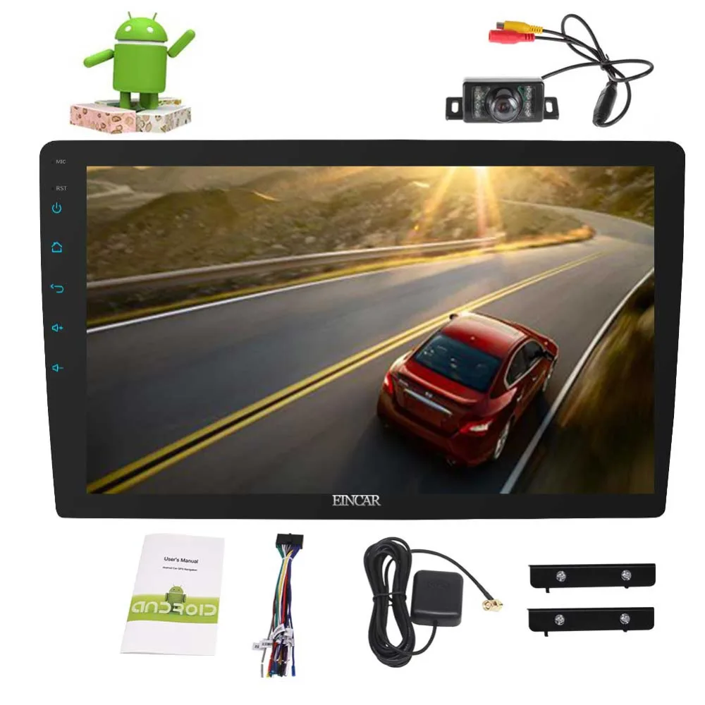 Clearance EinCar Android 7.1 Car Stereo Octa Core Double Din 10.1