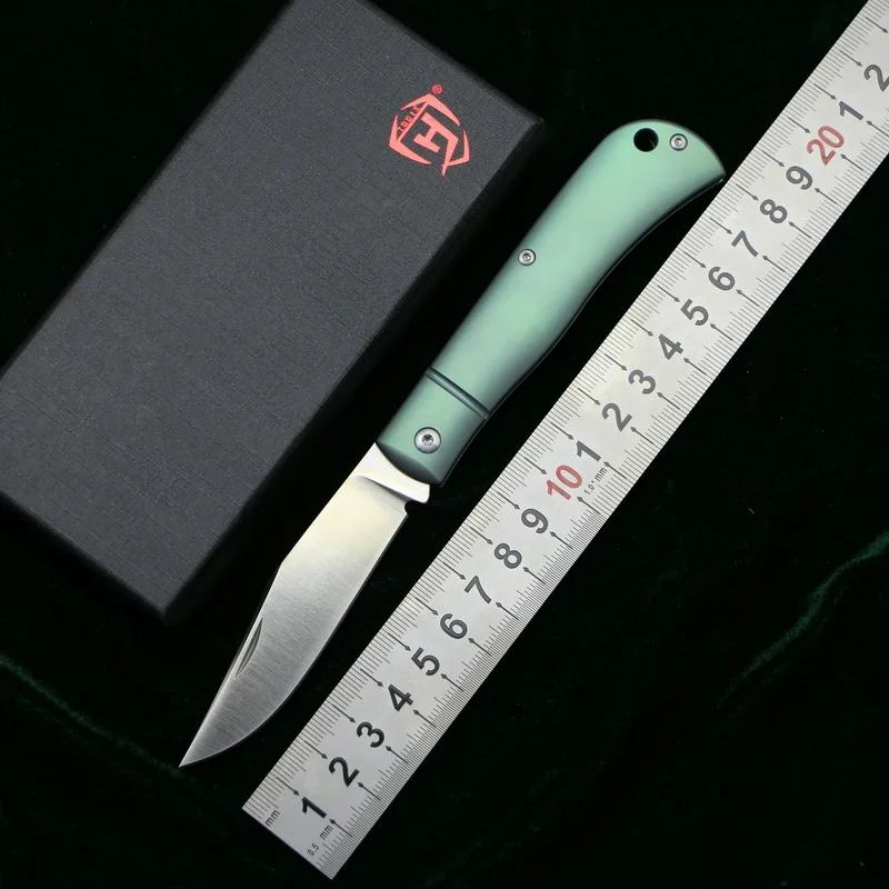 

LOVOCOO HJ110 folding knife S35VN blade titanium handle camping hunting outdoor survival kitchen fruit knives practical EDC tool