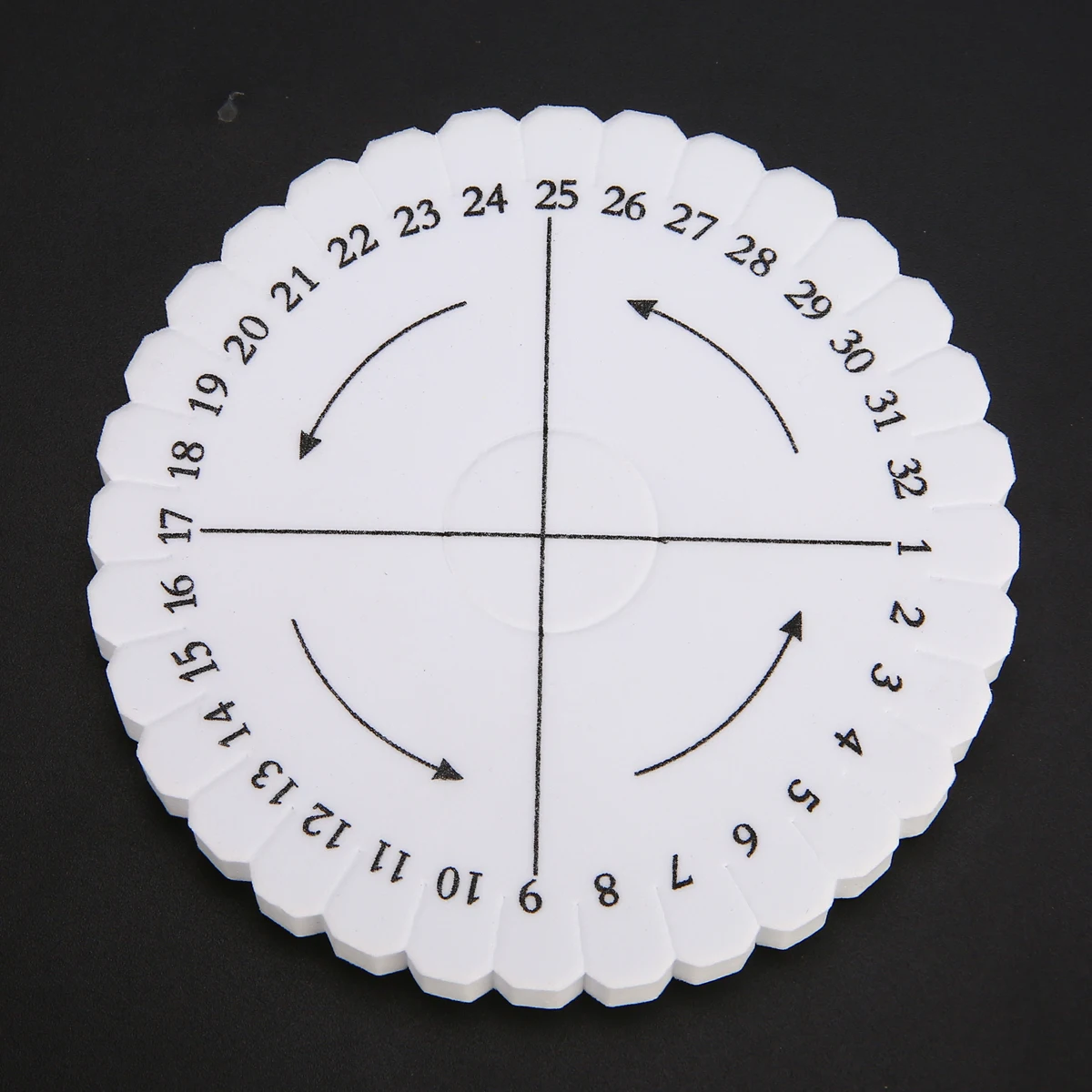 2 pcs 10cm Round Braiding Disk Kumihimo Beading Cord Disc Disk Braiding Plate DIY Braided 1 -32 Number Printed Sewing Tools
