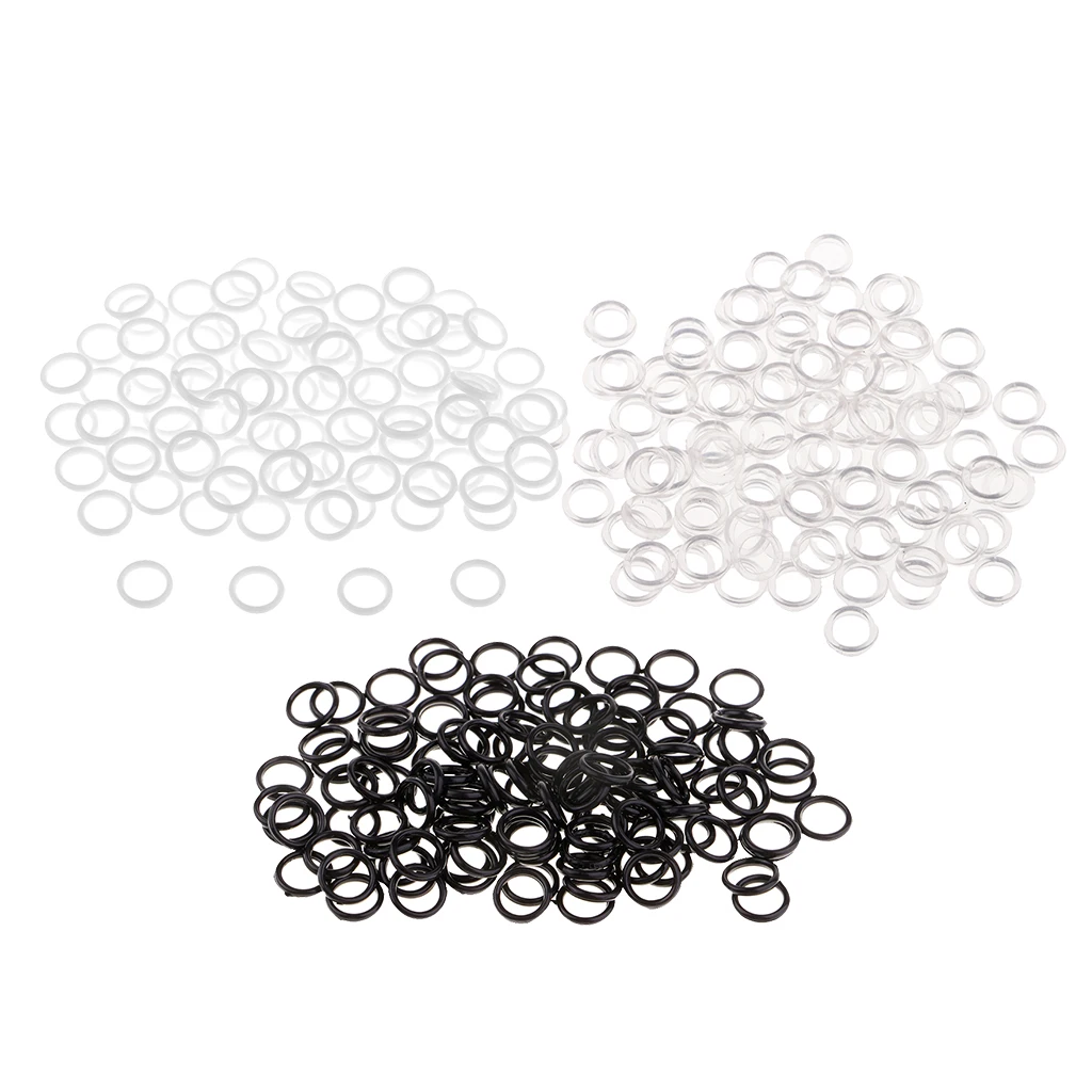 100 Pieces 6mm Bra Adjusters Slider O Ring Adjustable Buckle Underwear Accessories