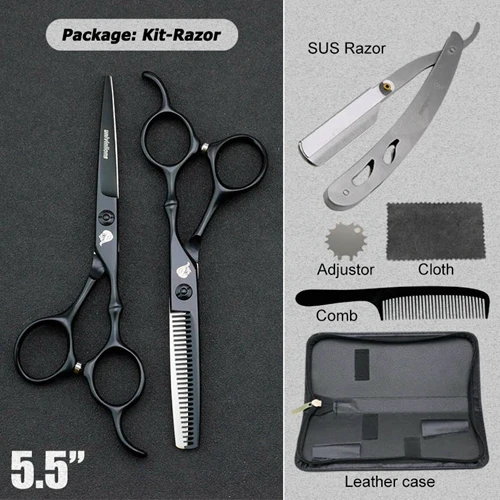 5506H-RAZOR 5,5/6," univinlions ножницы для стрижки волос дешевые ножницы для стрижки волос diy стрижки волос sissors бритвы; ножницы для парикмахерских - Цвет: 5506H-RAZOR
