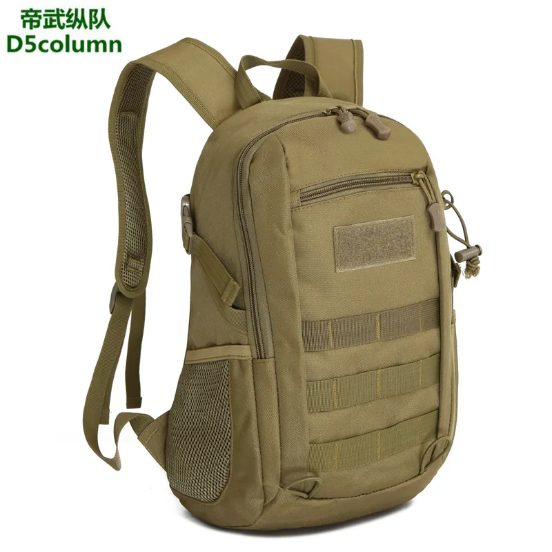 D5column Military Tactics Small Backpack Camouflage Mochila Men School