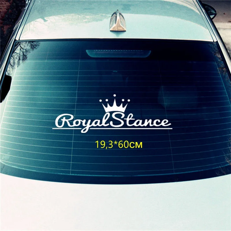 Tri Mishki HZX034 13*37.3см 1-4 шт наклейки на авто royal stance наклейки на лобовое стекло наклейка на авто - Название цвета: H034 White B