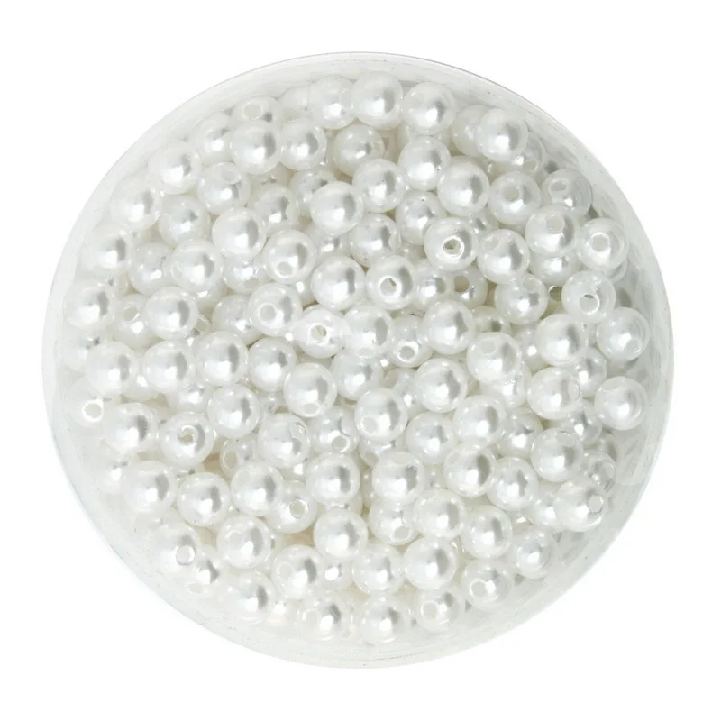 

4-20mm ABS Imitation Pearls Beads White Pearls round diy beads Jewelry Handmade necklace Making jewelry for crafts
