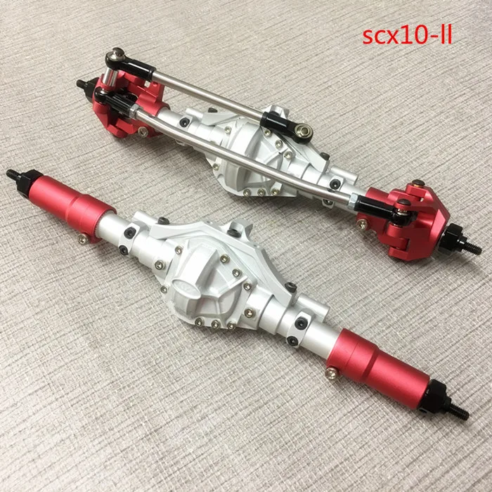 

Aluminum alloy axle front and rear for Axial scx10-ll 90046 1/10 crawler rc car