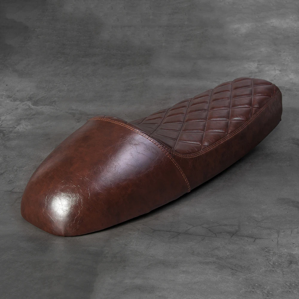 64cm Universal Cafe Racer Seat for SuzuKi GS Yamah XJ Honda MASH125 MASH20 Brown