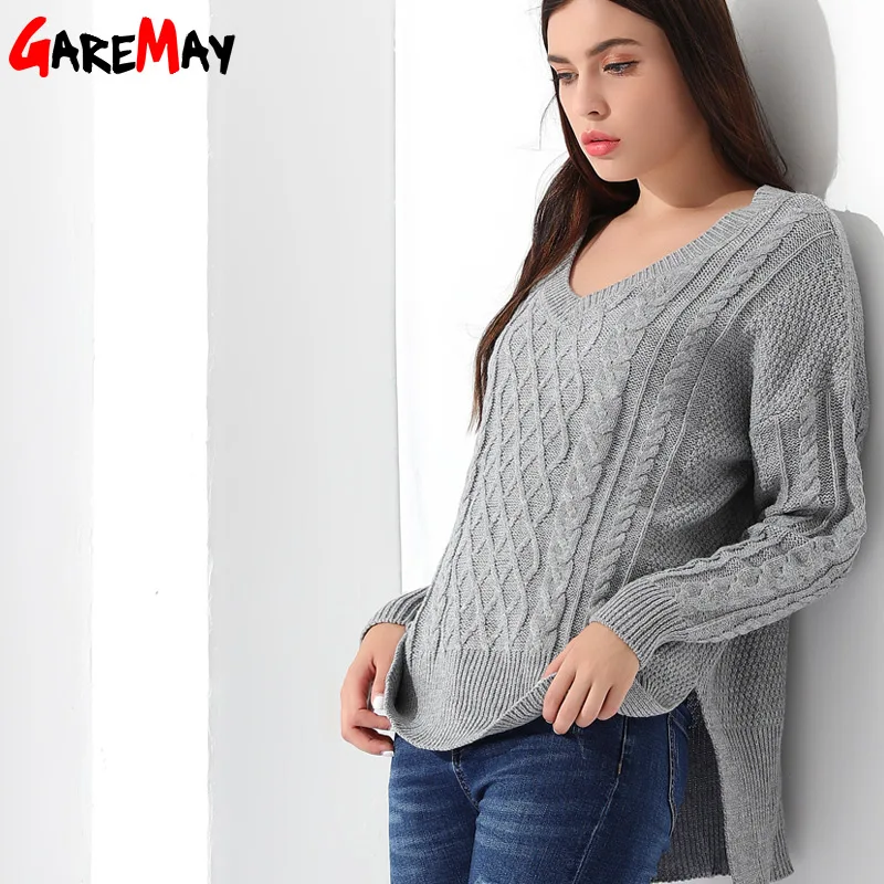 

Sweater Women Pull Knitting Jumper Autumn Winter Pullover Female Jersey Mujer Invierno Knitted Tops Sweater For Women GAREMAY