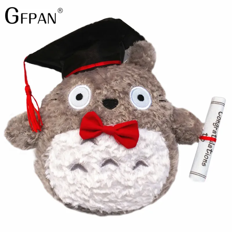 GFPAN 20 см гениальный доктор Доктор Тоторо с шляпой мягкая плюшевая кукла подарок