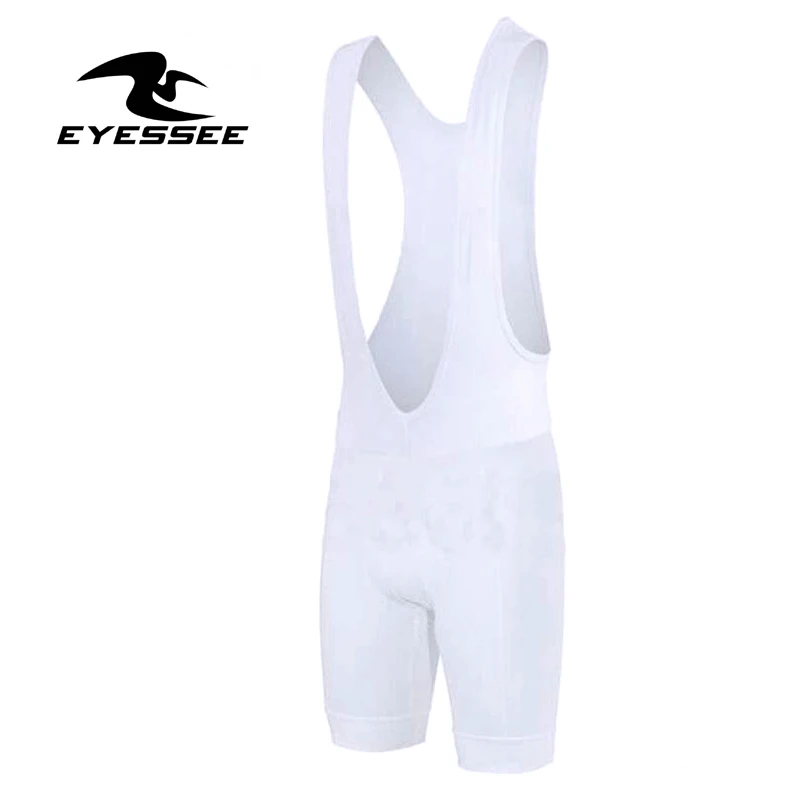 Pro road MTB велосипедная команда Eyessee, короткий рукав, велосипедная майка, летняя, черная, белая, удобная, дышащая, велосипедная майка - Цвет: bib