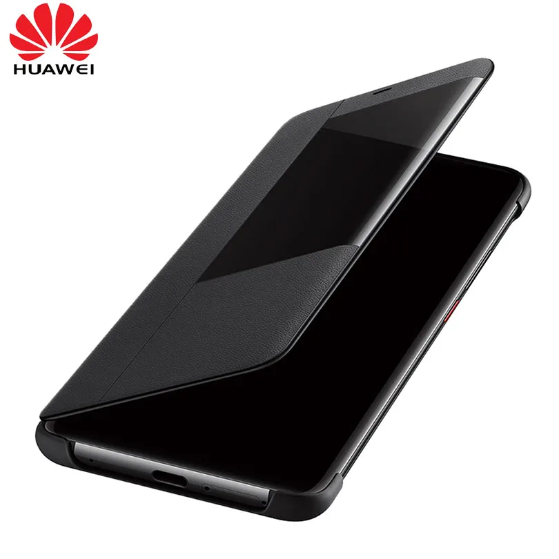 Оригинальный 100% Официальный умный защитный чехол для HUAWEI MATE 20 Pro кожаный флип с