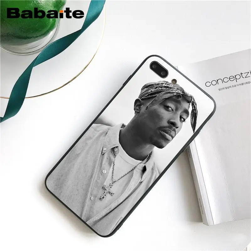 Babaite 2Pac Tupac Amaru Shakur чехол для телефона для iphone 11 Pro 11Pro Max X XS MAX 6 6s 7 7plus 8 8Plus 5 5S SE XR