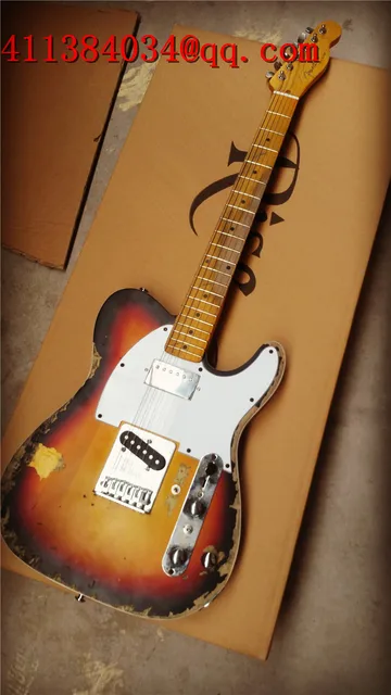Cheap 2016 New New Hand ruins TL electric guitar belt single cut guitar China
