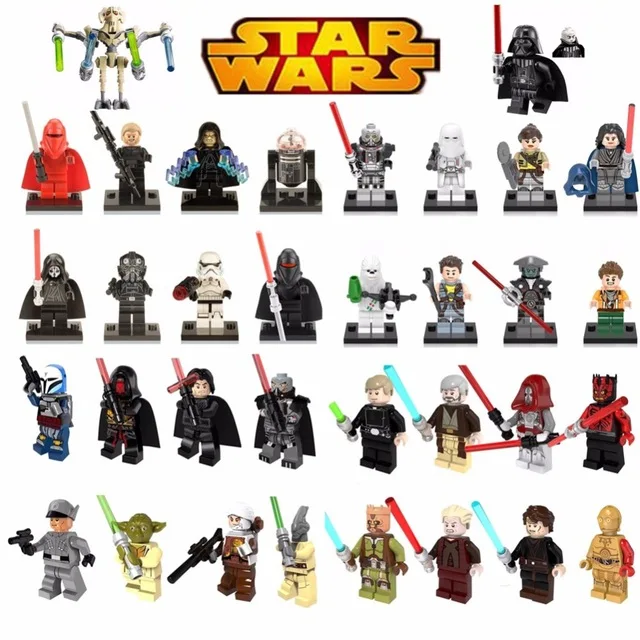Single-Sale-legoing-Star-Wars-Luke-Leia-Han-Solo-Anakin-Darth-Vader-Yoda-Jar-Jar-Building.jpg_640x640