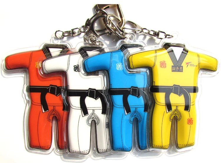 Poomsae Dobok Keychains Taekwondo 12pcs