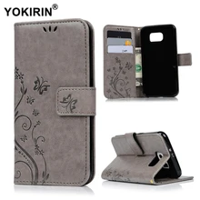 YOKIRIN A3 A5 A7 Бабочка кожаный флип чехол для Samsung Galaxy S5 Mini S6 Note 5 4 J5 J7 Prime G360