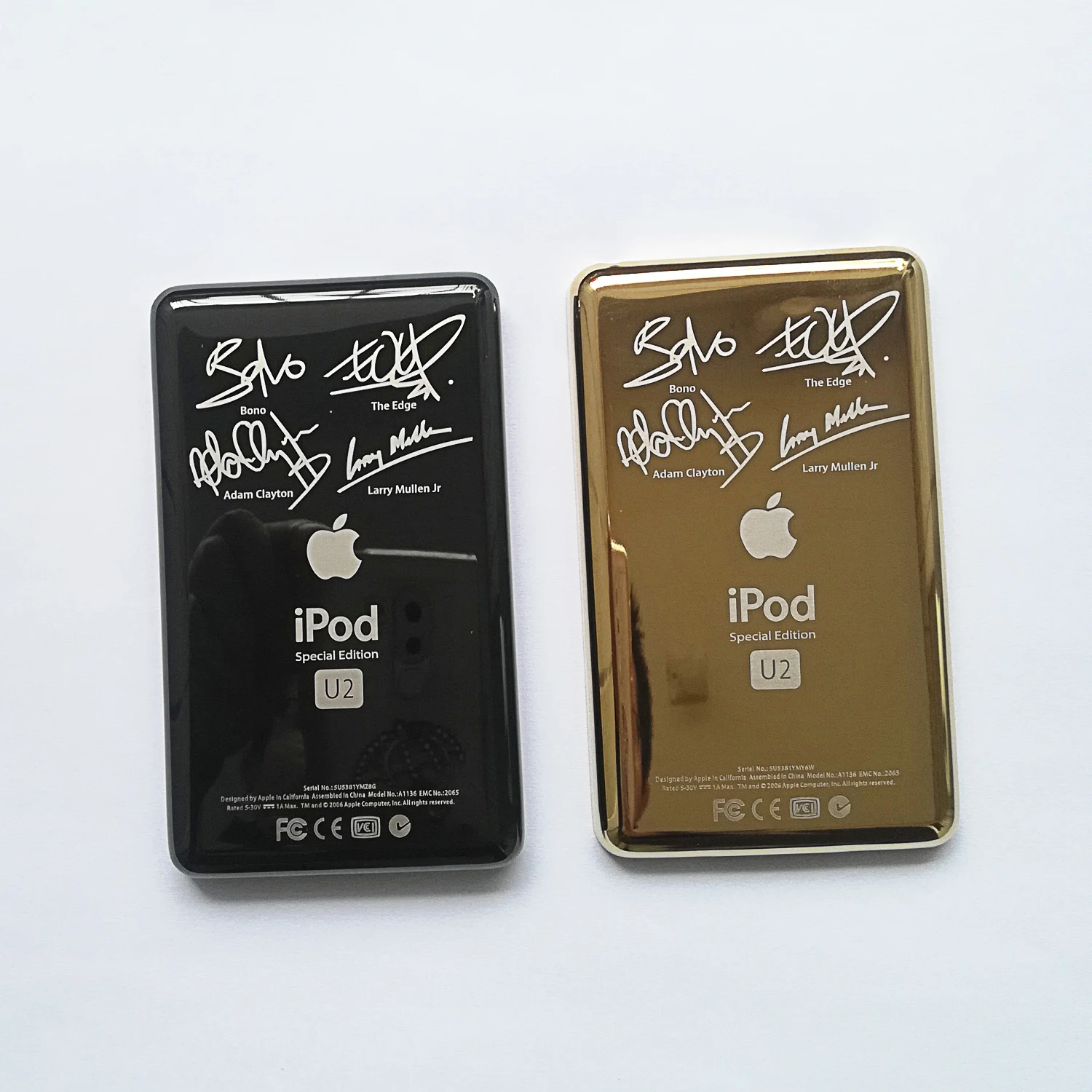 

Black and Gold Color Metal Back Housing Case Cover for iPod 6th Gen Classic 160GB U2 Special Edition Thick
