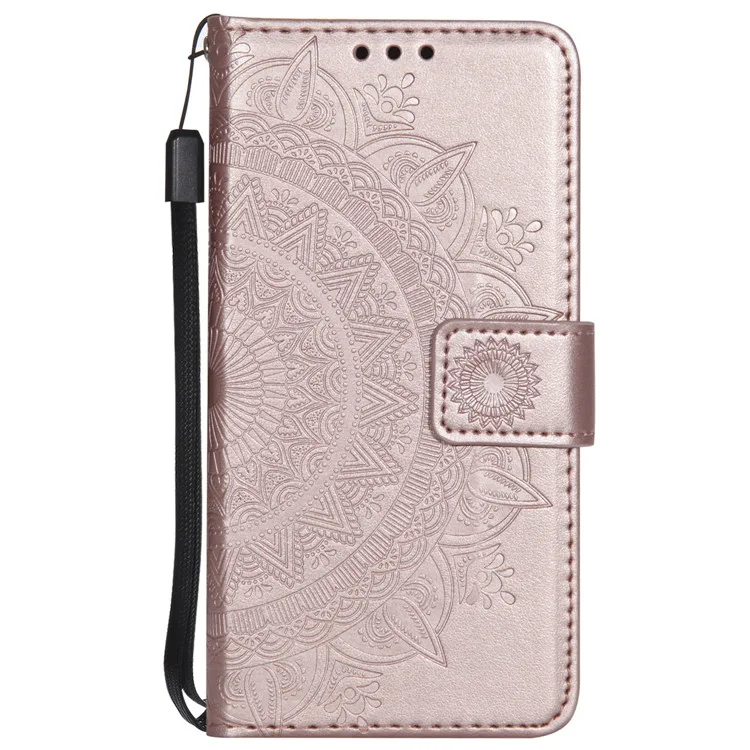 Rose Gold Кожаный чехол для телефона для huawei P Smart P8 P9 Lite P10 P20 P30 Lite чехол-бумажник с откидной крышкой для huawei Y3 Y5 Y6 Pro Y7 Y9 - Цвет: Rose Gold