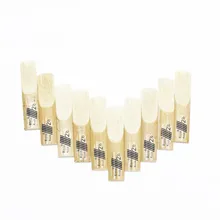 Тенор Саксофоны 2 semi-1 коробка 10 шт. orange box высокое Класс Bamboo sax Reeds 10-G желтый