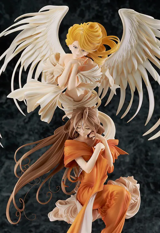 

Ah! My Goddess Belldandy with Holybell Action Figures 25th Anniversary Model Toys 35cm