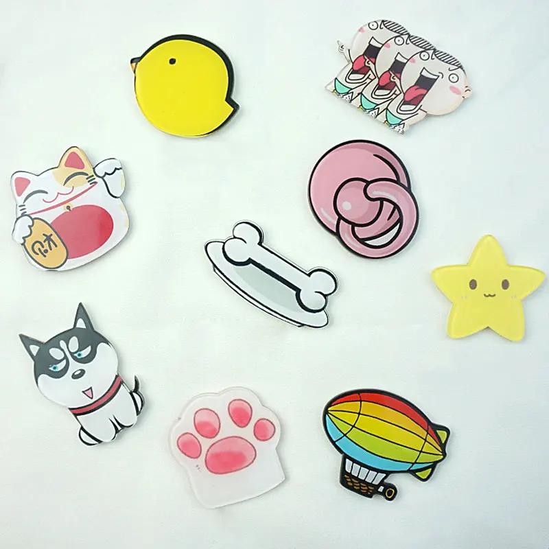 1 PCS Free Shipping Harajuku Pin Badge Animal Stars Brooch Balloon Backpack Badges