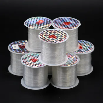 

1/10rolls 0.2-1mm clear fishing wire Nylon Extra Strong Hanging Props Non Stretch beading jewelry craft Wire Thread strings cord