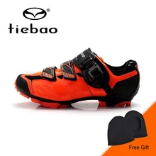 Tiebao Winter Men Cycling Shoes font b Mountain b font Bike Breathable Shoes Non slip MTB