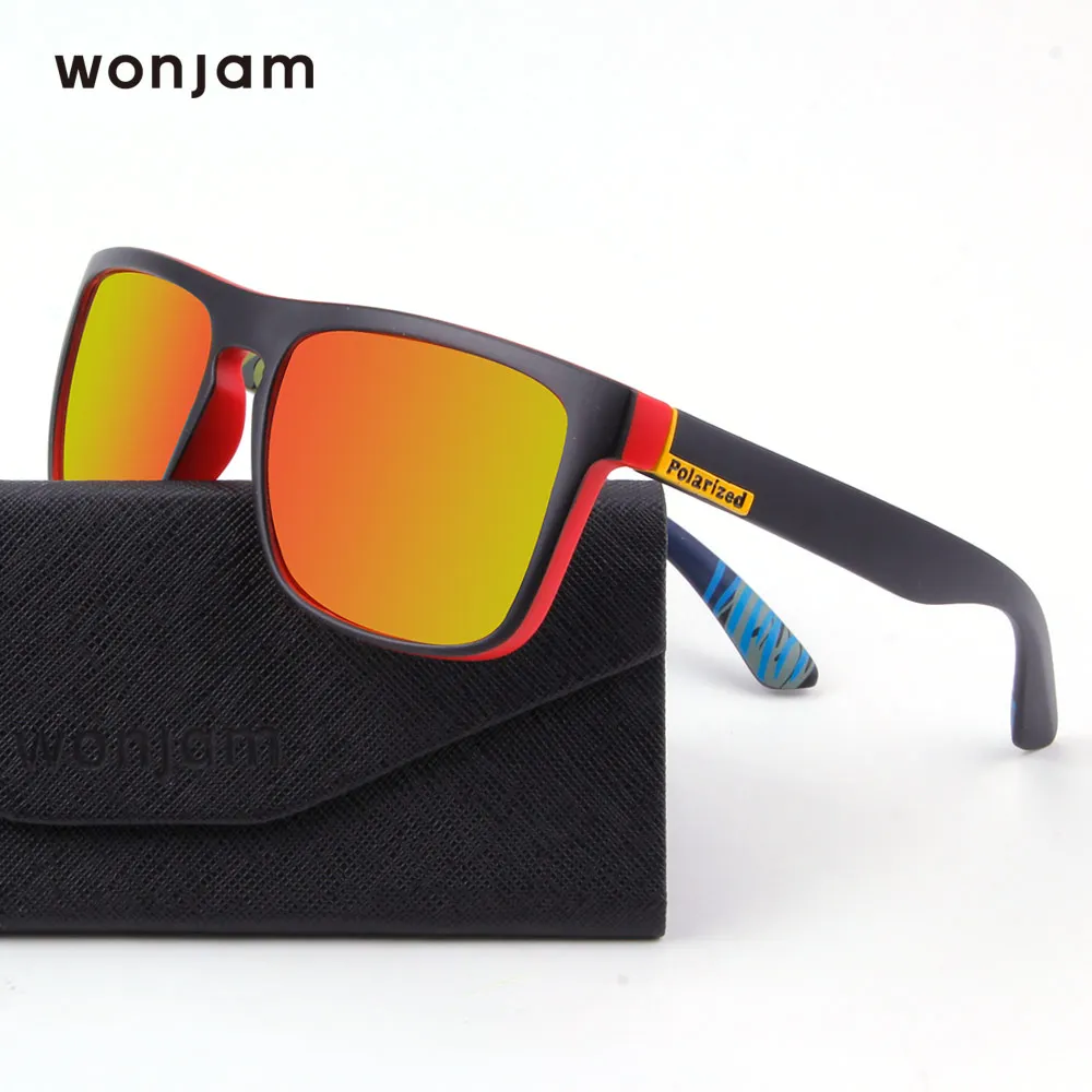 

Polarized Sunglasses Men Sunglass Men for Driving Square Male Sun Glasses Masculine Sport Glass All-Fit Mirror With Brand