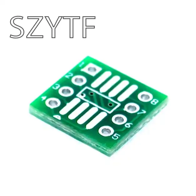 50 шт./пакет переходная пластина SOP8 SSOP8 TSSOP8 SMD для DIP 0,65/1,27 мм шаг - изображение