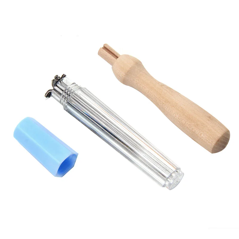 Felting Needles Holder Wooden Handle Wool Felting Tools Outfit Slim