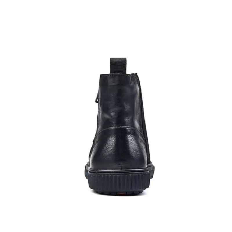 Northmarch Schwarzes Frühling Stiefeletten Bota Hochwertige Bequeme Herbst Leder Chelsea Schuhe Für Männer Kuh Stiefel q1Tqr