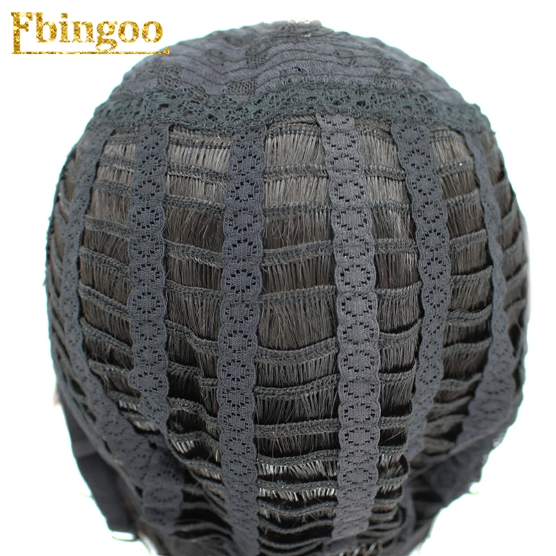 Ebingoo волос кепки + Высокое температура волокно натуральный длинные тёмный волнистый блондинка синтетический синтетические волосы на