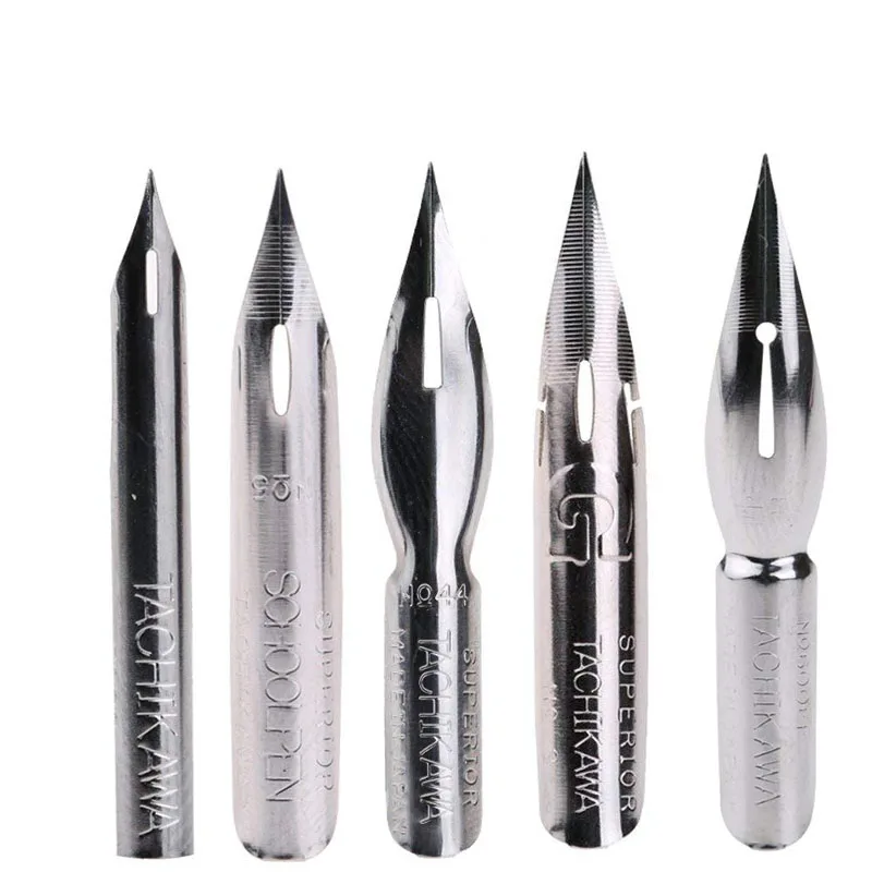

MYLIFEUNIT Fountain Pen Tachikawa Comic Pen Nib 5pcs /set Calligraphy Pen ink nib
