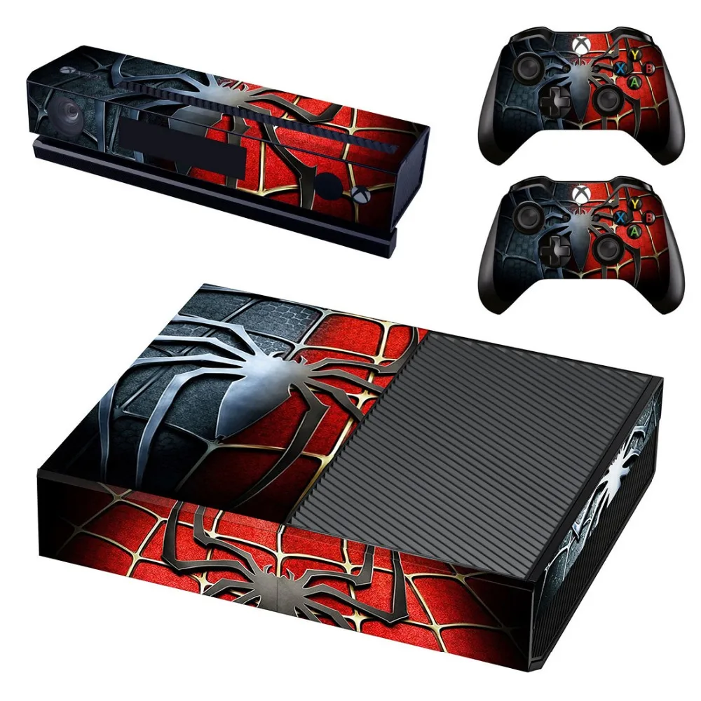 Человек-паук Веном стикер s для Xbox One виниловые наклейки для кожи наклейка игровая консоль контроллеры геймпад Защитная крышка