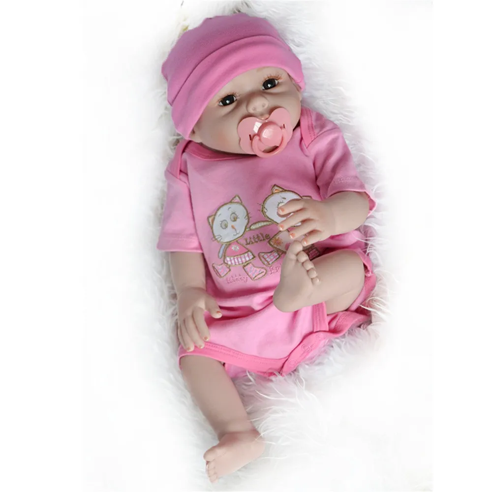 

Genuine MUQGEW Toys Lifelike Reborn Baby Doll 55cm Newborn Doll Kids Girl Playmate Birthday Gift Doll 8 Juguetes #TW