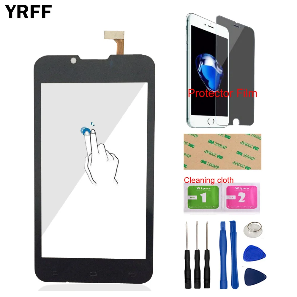 Переднее стекло YRFF для телефона 4 3 дюйма Fly IQ441 IQ 441 сенсорный экран дигитайзер